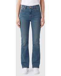Calvin Klein - Mid-Rise Flared Stretch Jeans - Lyst