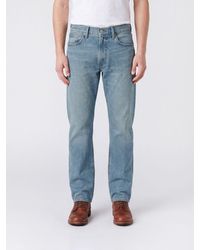 Polo Ralph Lauren - Straight Fit Cotton Denim Jeans With Embroidered Pony Logo - Lyst