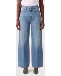PT Torino - Palazzo Cotton Jeans - Lyst