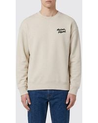 Maison Kitsuné - Maison Kitsun&Eacute Cotton Crewneck Sweatshirt - Lyst