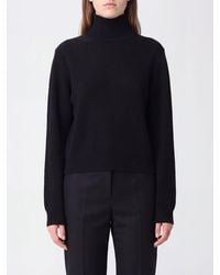 Rohe - Wool And Cashmere Blend Turtleneck Jumper With Ribbed Cuffs And Hem - Lyst