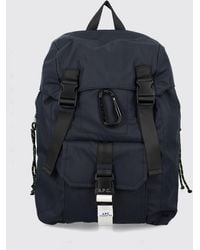 A.P.C. - Trek Nylon Backpack With Padded Straps And Flap Closure - Lyst
