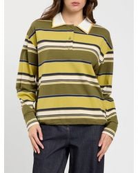 Twinset - Cotton Long-Sleeve Polo With A Relaxed Fit - Lyst