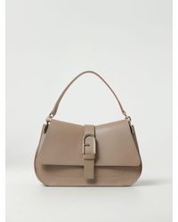 Furla - Flow Bag In Leather With Shoulder Strap - Lyst