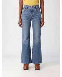 FRAME - The Lax High-Waisted Flared Jeans - Lyst