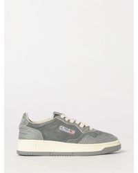 Autry - Medalist Low Super Vintage Leather And Suede Sneakers With Worn Effect - Lyst