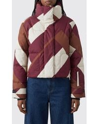 Perfect Moment - Abstract Print Down-Filled Nylon Cropped Puffer Jacket - Lyst