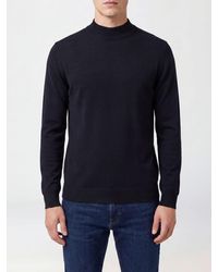 Max Mara - Wool And Cotton Blend Crewneck Jumper With Long Sleeves - Lyst