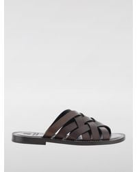 Brunello Cucinelli - Woven Flat Sandals - Lyst