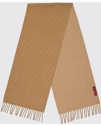 Gucci - Wool And Cashmere Gg Pattern Scarf - Lyst
