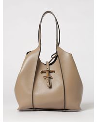 Tod's - Mini T Timeless Hammered Leather Bag - Lyst
