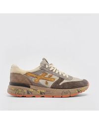 Premiata - Mick Suede And Nylon Sneakers - Lyst
