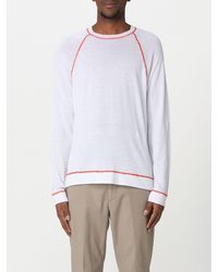 Drumohr Jersey Sweatshirt With Contrasting Details - White