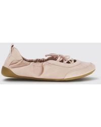 Chloé - Chlo&Eacute Kick Nylon And Suede Ballerina Flats - Lyst
