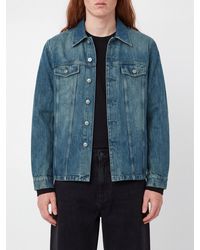 Our Legacy - Cotton Denim Shirt Jacket With Patch Pockets And Metal Buttons - Lyst