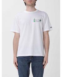 MC2 Saint Barth - Cotton Crew Neck T-Shirt - Lyst