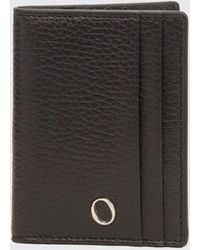 Orciani - Micron Kreditkartenetui Aus Genarbtem Leder - Lyst