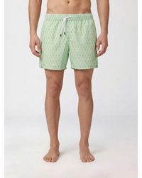 Fedeli - Polyester Swimsuit With Seahorse Print - Lyst