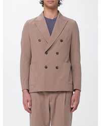 Circolo 1901 - Double Breasted Cotton Jersey Blazer - Lyst