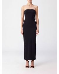 Norma Kamali - Off-The-Shoulder Stretch Jersey Midi Sheath Dress - Lyst