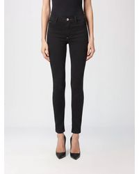 Philipp Plein - High-Waisted Cropped Skinny Stretch Jeans With Used Effect - Lyst