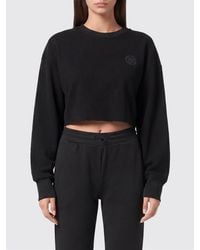 Philipp Plein - Cotton Crop Sweatshirt With Logo - Lyst
