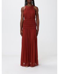 Twinset - Long Viscose Dress - Lyst