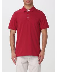 Fay - Stretch Cotton Polo Shirt - Lyst