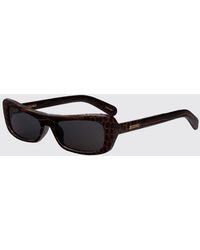Jacquemus - Capri Animal Print Acetate Sunglasses - Lyst