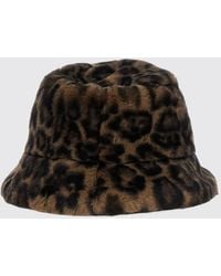 Apparis - Animal Print Recycled Faux Fur Bucket Hat - Lyst