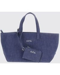 A.P.C. - Le Drummer Cotton Canvas Bag - Lyst