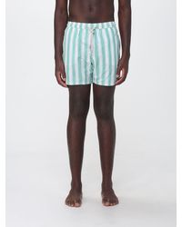 MC2 Saint Barth - Short Nylon Swim Trunks With Elastic Waist And Logo - Lyst