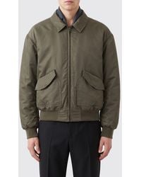 MM6 by Maison Margiela - Relaxed Fit Nylon Bomber Jacket With Stitch Logo - Lyst