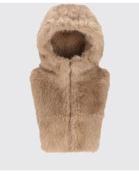 Herno - Soft Faux Fur Scarf Collar With Concealed Closure - Lyst