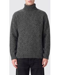 Our Legacy - Pure Wool Turtleneck Jumper With Long Sleeves And Ribbed Trims - Lyst