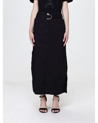Liu Jo - Cotton Midi Skirt - Lyst