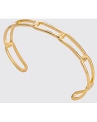 FEDERICA TOSI - Rigid Square Brass Bracelet - Lyst