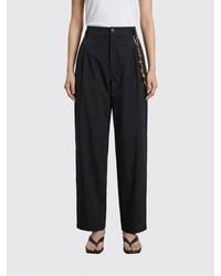 DARKPARK - Phebe Wide Leg Cotton Trousers - Lyst