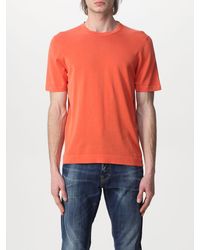 Drumohr Basic Cotton T-shirt - Orange