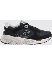 Premiata - Mased Suede And Nylon Sneakers - Lyst