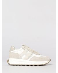 Hogan - H641 Suede And Nylon Sneakers - Lyst