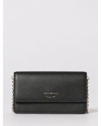 Emporio Armani - Grained Leather Bag - Lyst