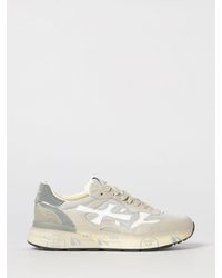Premiata - Mick Used Suede And Mesh Sneakers - Lyst