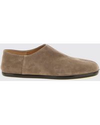 Maison Margiela - Tabi Split-Toe Suede Loafers - Lyst