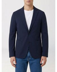 BOSS - Single-Breasted Stretch Jersey Blazer - Lyst
