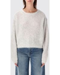 American Vintage - Relaxed Fit Alpaca Wool Crewneck Jumper - Lyst