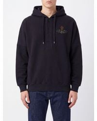 Vivienne Westwood - Relaxed Fit Cotton Hoodie With Orb Logo - Lyst