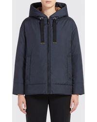 Max Mara - Polyester Hooded Puffer Jacket - Lyst