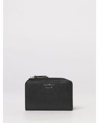 Emporio Armani - Grained Leather Wallet - Lyst