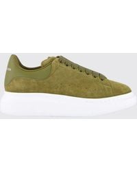 McQueen - Oversize Suede Sneakers - Lyst